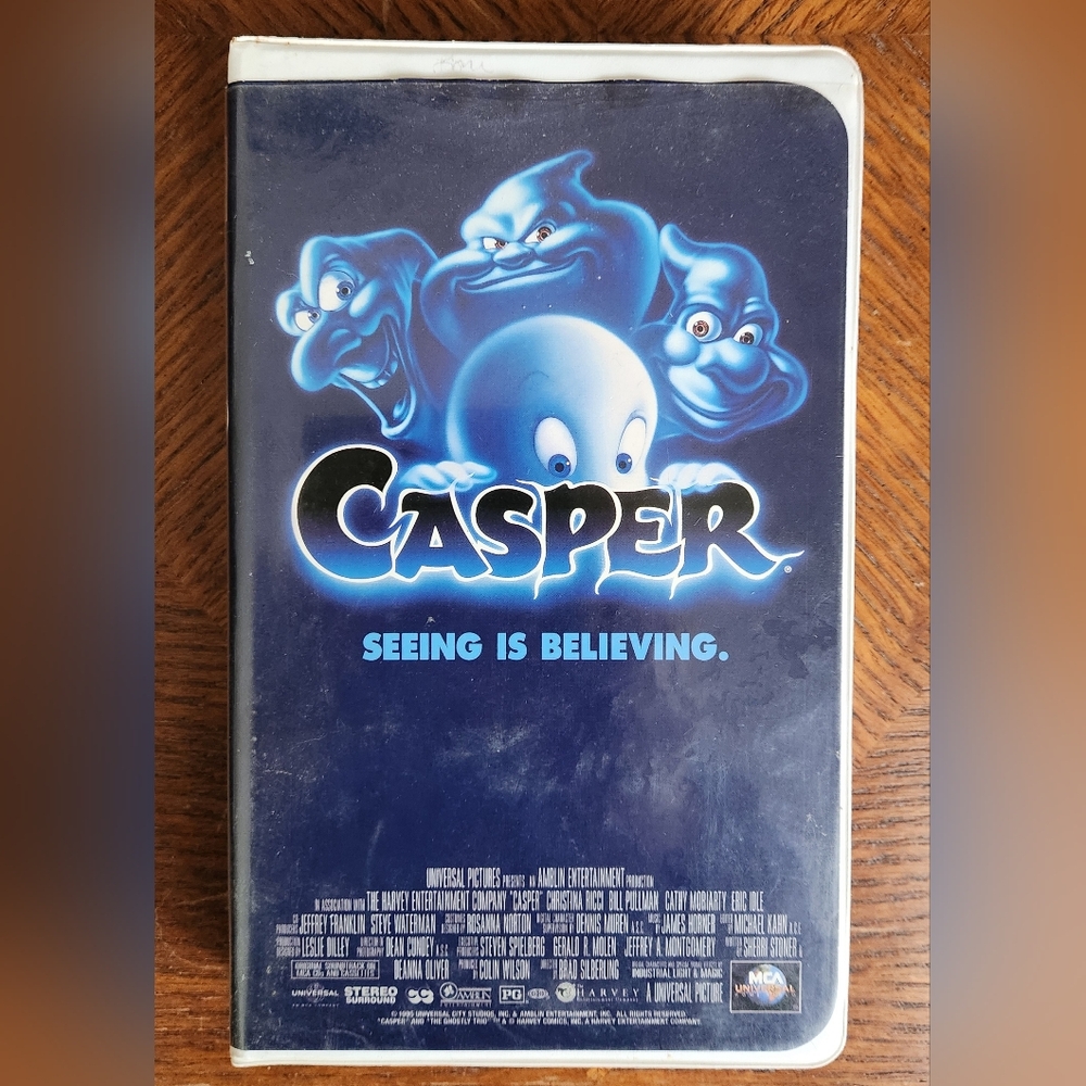 CASPER VHS, 1995 CLAM SHELL